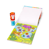 Melissa & Doug - Stempel z naklejkami Sticker WOW!, tygrys