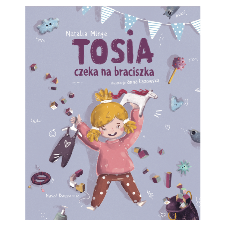 Tosia czeka na braciszka