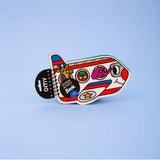 OMY - Zeszyt kreatywny z naklejkami, samolot