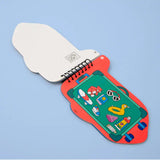 OMY - Zeszyt kreatywny z naklejkami, samolot